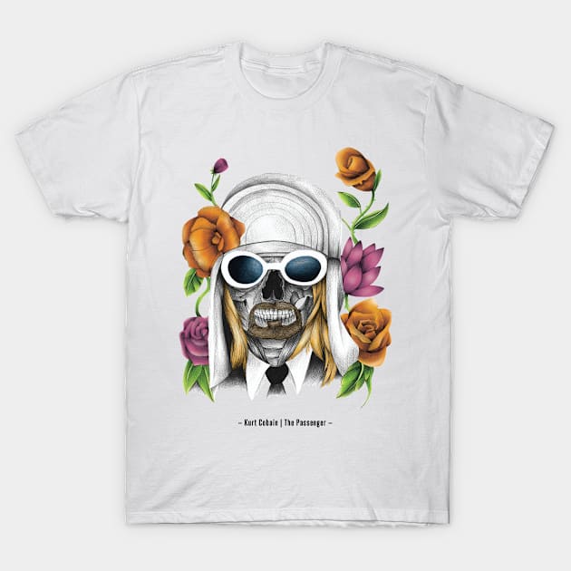 Kurt Cobain – The Passenger X T-Shirt by XMatVilchez